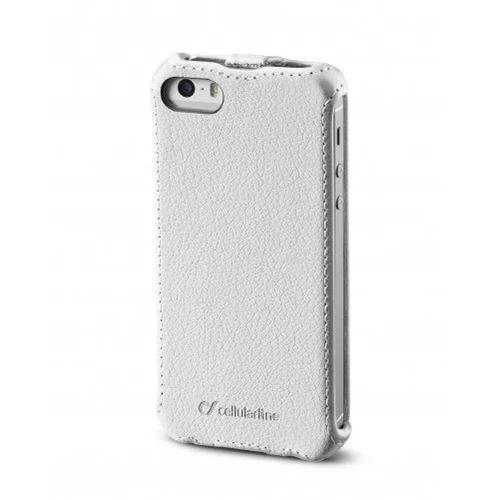 Cellular Line iPhone SE/5S/5 ile Uyumlu Flap Mıknatıssız Kılıf Beyaz FLAPIPHONE5W ürün görseli 1