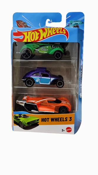 Hot Wheels 3'lü Araba Seti K5904-06 ürün görseli 1