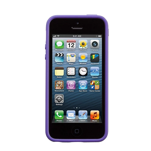 Speck iPhone 4S/4 ile Uyumlu PixelSkin HD Silikon Kılıf Mor ürün görseli 1