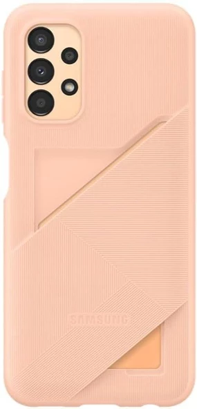 Galaxy A13 ile Uyumlu Kart Yuvalı Kılıf Turuncu EF-OA135TPEGWW ürün görseli 1