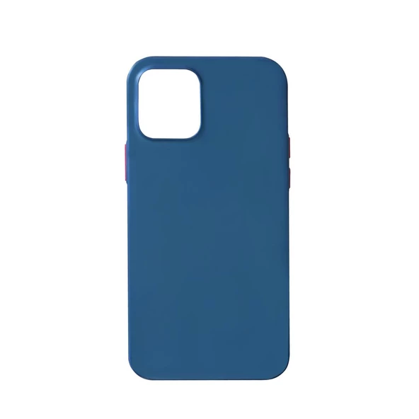 Keephone iPhone 12 (6.1'') ile Uyumlu Silikon Kılıf Mavi ürün görseli 1