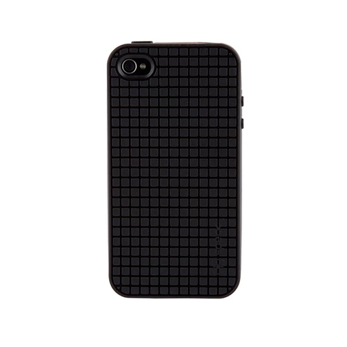 Speck iPhone 4S/4 ile Uyumlu PixelSkin HD Silikon Kılıf Siyah ürün görseli 1