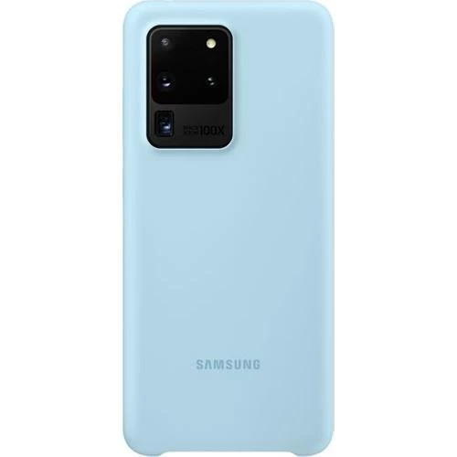 Galaxy S20 Ultra ile Uyumlu Silikon Kılıf Mavi EF-PG988TLEGWW ürün görseli 1
