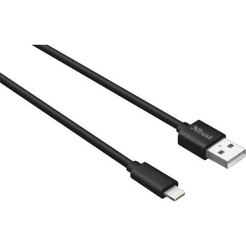 Trust 22167 Lightning Data Kablosu 2m Siyah ürün görseli 1