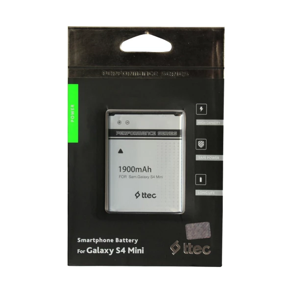 Ttec Galaxy S4 Mini ile Uyumlu Performans Batarya 1900 mAh 2BTP7001 ürün görseli 1