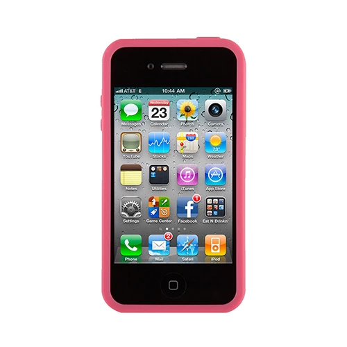 Speck iPhone 4S/4 ile Uyumlu PixelSkin HD Silikon Kılıf Pembe ürün görseli 1