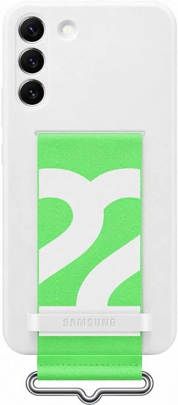 Galaxy S22 Plus ile Uyumlu Kayışlı Silikon Kılıf Beyaz-EF-GS906TWEGWW ürün görseli 1
