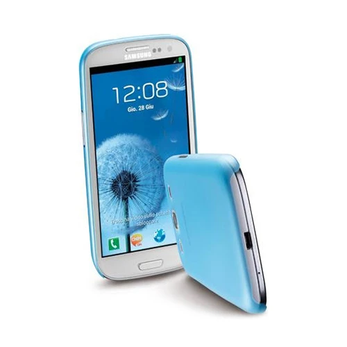 Cellular Line Galaxy S3 ile Uyumlu 035 Silikon Kılıf Mavi 035GALAXYS3B (Out) ürün görseli 1