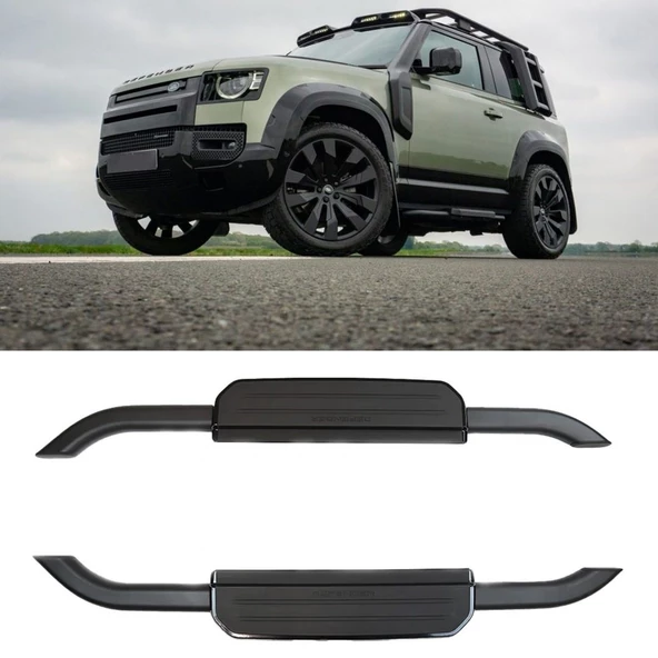 Land Rover Uyumlu Defender 2020 Sonrası Yan Basamak Oem Style (2 Kapı) ürün görseli 1