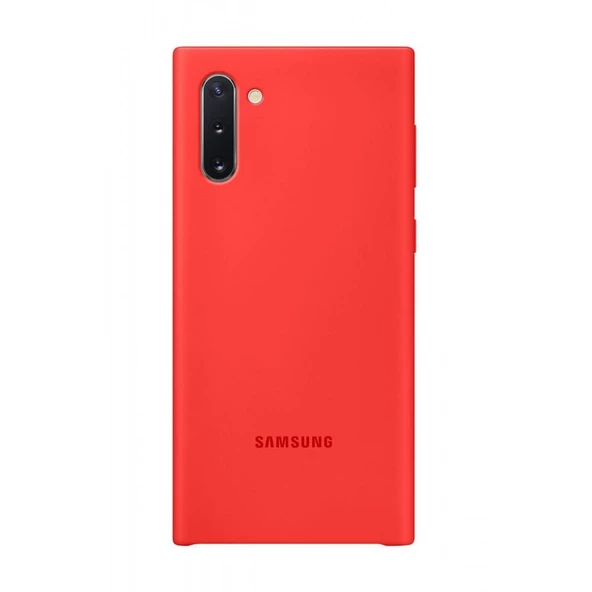 Galaxy Note 10 ile Uyumlu Silikon Kılıf Kırmızı EF-PN970TREGWW ürün görseli 1