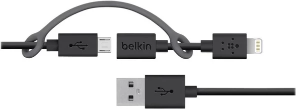Belkin F8J080bt03-BLK Micro USB Kablo Lightning Dönüştürücülü ürün görseli 1