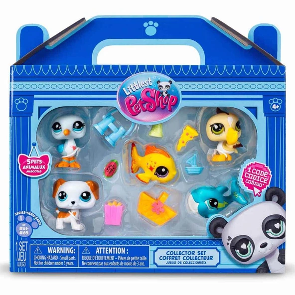 Littlest Pet Shop Minişler 5'li Figür Seti S1 - Minişler Tatilde 00517 ürün görseli 1