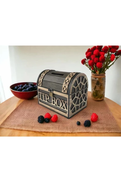 SLY-Klitli Tip Box Bahşiş Kutusu Ve Kumbara Sandık Tipi Tipbox ürün görseli 1