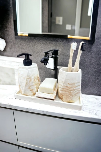 Beton Banyo Seti,dis Fircalik Takım ürün görseli 1