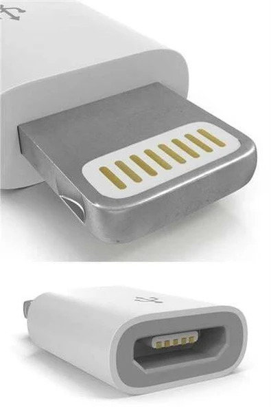 Apple iPhone / iPad Micro Usb Dönüştürücü Adaptör OTG Aparat - Resim 11