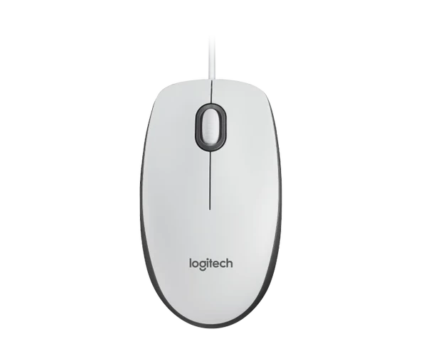 LOGITECH M100 KABLOLU BEYAZ MOUSE - 910-006764 ürün görseli 1
