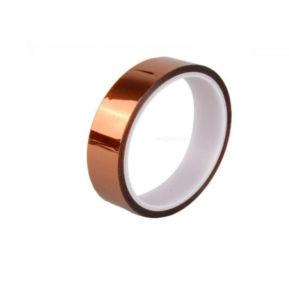 Polyimid (KAPTON) Yüksek Isı İzolasyon Bandı 30mm/33mt ürün görseli 1
