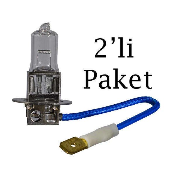 Brio Ampul Halojen H3 12V 55W 64151 2 Li ürün görseli 1
