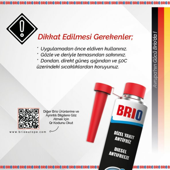 Brio Dizel Yakıt Antifrizi 300 Ml - Resim 5