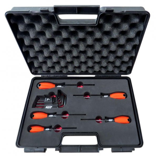 Brio Tornavida Torx  - Allen Seti 14 Parça Çantada (Tork Alyan Seti) ürün görseli 1