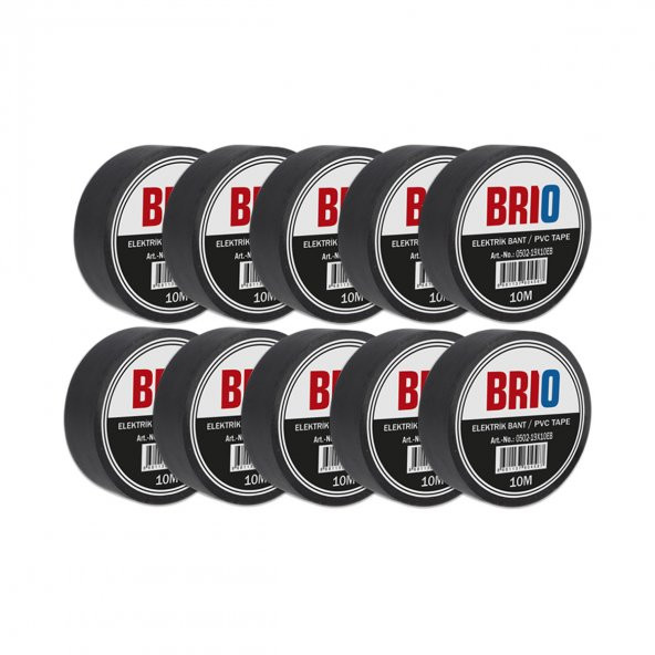 Brio Elektrik Bantı 19Mmx10M 10 Lu ürün görseli 1