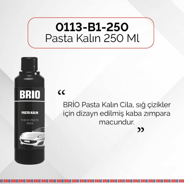Brio Pasta Kalın 250 Ml - Resim 2