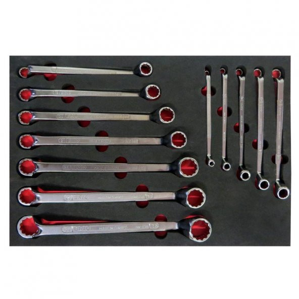Brio Anahtar Yıldız Set 12 Parça 6X7-30X32 Sünger Yataklı ürün görseli 1