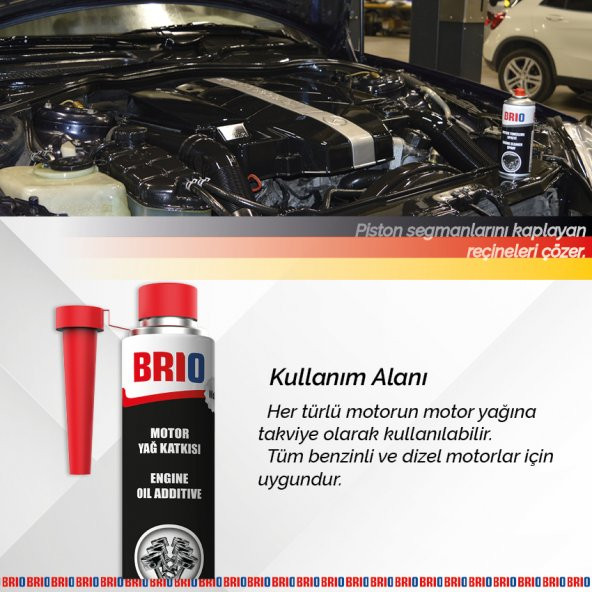 Brio Motor Yağ Katkısı Mos2 300 - Resim 3
