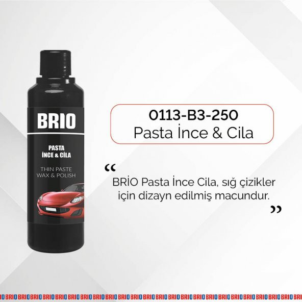 Brio Pasta İnce & Cila 250 Ml - Resim 2