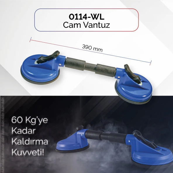 Brio Cam Vantuz 60 Kg 390 Mm - Resim 2