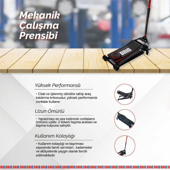 Brio Kriko Formula Alçak Şase 3T - Resim 3