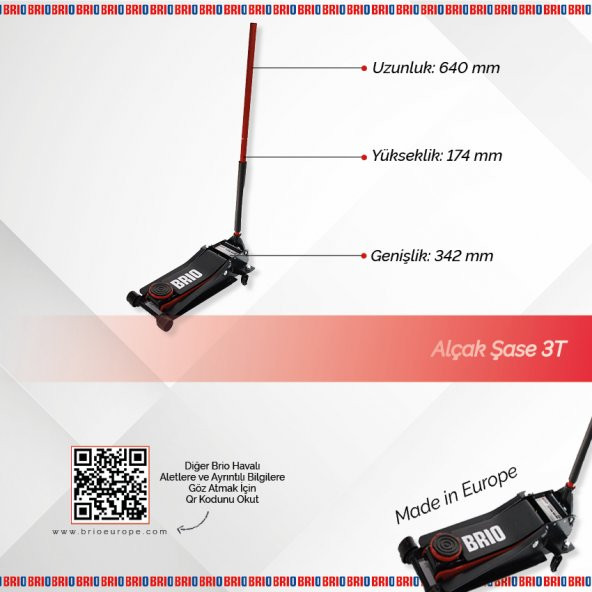 Brio Kriko Formula Alçak Şase 3T - Resim 4