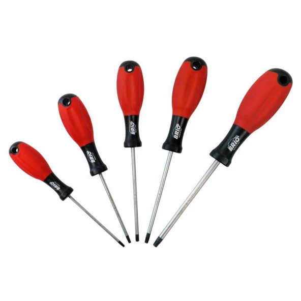 Brio Tornavida Seti Torx (Tork) 5 Parça T10-T30 - Resim 3
