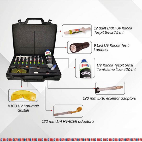 Brio Klima Uv Kaçak Tespit Kiti 12V - Resim 3
