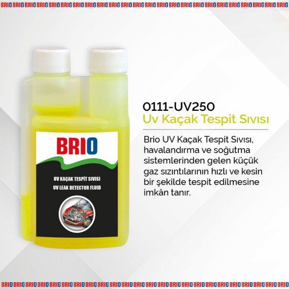 Brio Uv Kaçak Tespit Sıvısı 250 Ml - Resim 2