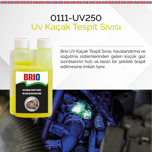 Brio Uv Kaçak Tespit Sıvısı 250 Ml - Resim 3