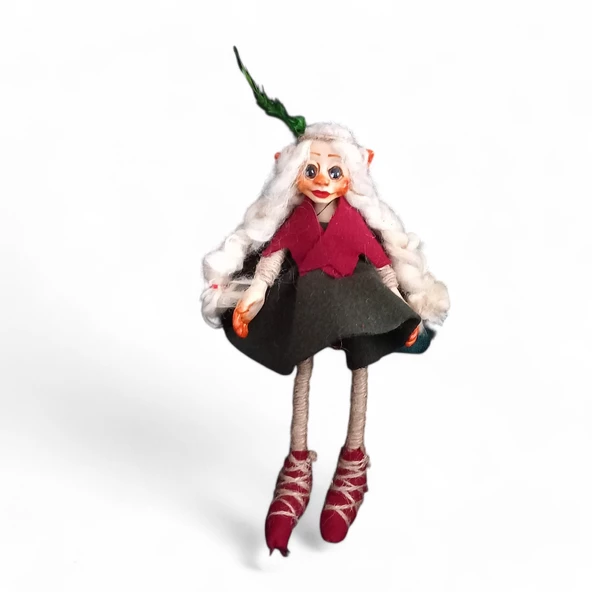 Elf Bebek Yeşil Tüylü Kırmızı ürün görseli 1