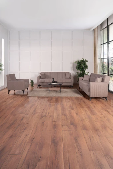 Kilim Mobilya Linda Koltuk Takımı 3 3 B Açık Kahverengi ürün görseli 1