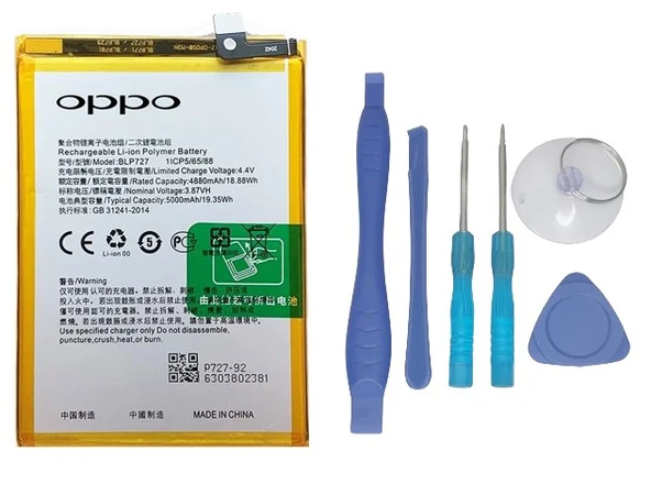 Oppo A5 2020 Uyumlu Batarya Pil Sıfır Orijinal + TAMİR SETİ ürün görseli 1