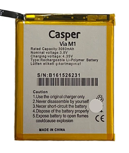 Casper Via M1 Uyumlu Batarya Pil Sıfır Orijinal ürün görseli 1