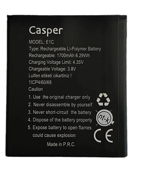 Casper Via E1C Uyumlu Batarya Pil Sıfır Orijinal ürün görseli 1