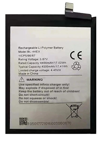 Infinix ZERO 20 Uyumlu Batarya Pil Sıfır Orijinal ürün görseli 1