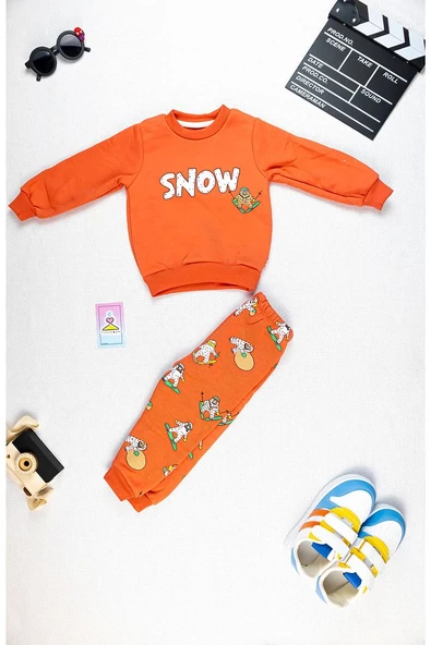 Oyun Parkında En Şık Çocuğu İçin Özel - Her Hareketine Uygun - Bebek Erkek Sweatshirt ve Eşofman ürün görseli 1