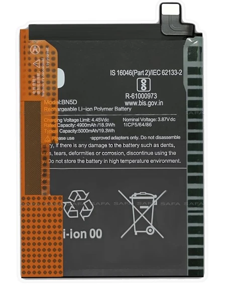 Xiaomi Redmi NOTE 12S -BN5D- Uyumlu Batarya Pil Sıfır Orijinal ürün görseli 1