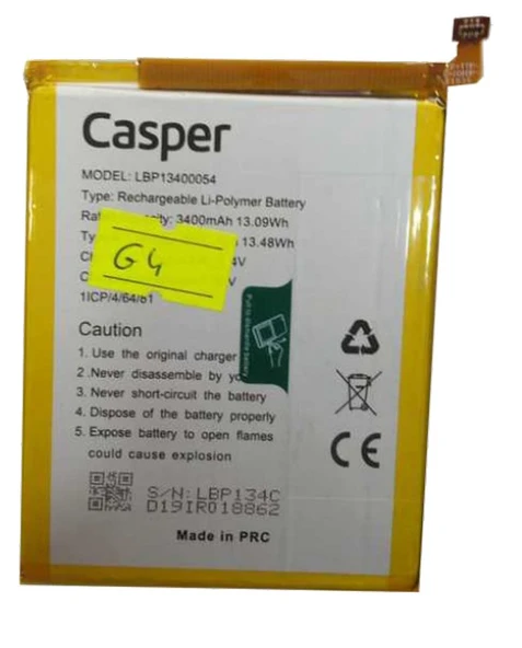 Casper Via G4 Uyumlu Batarya Pil Sıfır Orijinal ürün görseli 1