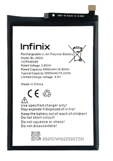 Infinix NOTE 10 Uyumlu Batarya Pil Sıfır Orijinal ürün görseli 1