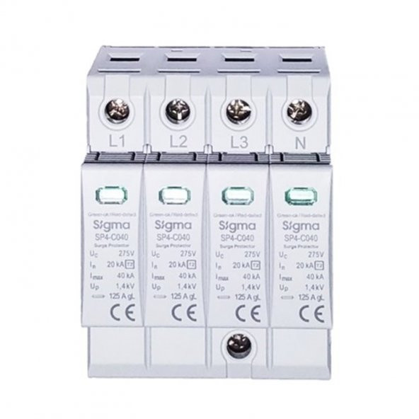 Sigma Sp4-C040 C Tipi Parafudr ürün görseli 1