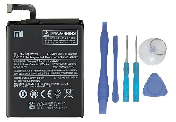 Xiaomi Mİ 6 - BM 39 - Uyumlu Batarya Pil Sıfır Orijinal + TAMİR SETİ ürün görseli 1