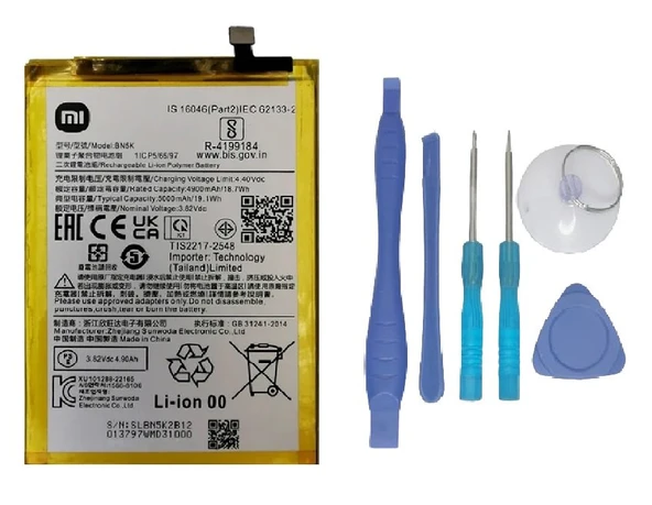 Xiaomi Redmi 12C - BN 5K - Uyumlu Batarya Pil Sıfır Orijinal + TAMİR SETİ ürün görseli 1