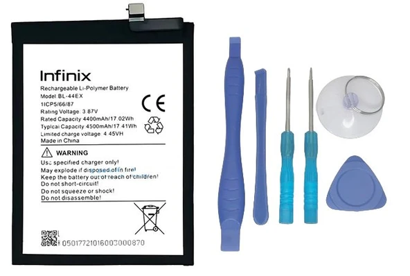Infinix ZERO X PRO Uyumlu Batarya Pil Sıfır Orijinal + TAMİR SETİ ürün görseli 1